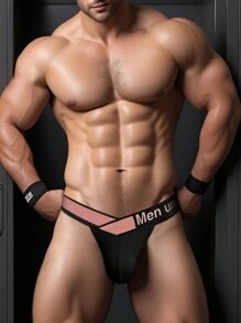 Lingerie Sexy Cinta Tipo V Grande Modal Confortável Respirável Esporte de Fitness Masculino Levantador de Quadril Duplo Cueca Masculina