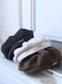 4/3/1件(S) 2026新款时尚女士八角贝雷帽，优雅复古英伦风羊毛毡帽，适合外出、聚会、派对，可作为送给她的礼物，情人节礼物