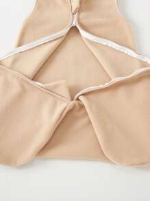 Infant Fleece Sleeping Bag, Solid Color Newborn Unisex Sleeveless Anti-Kick Sleeping Bag, All Season Sleepwear - Multicolor - View 7