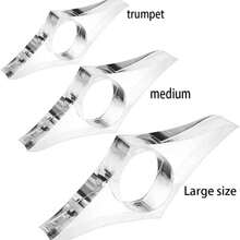 1 件透明亚克力拇指书签方便小创意书本扩展器，学校用品，返校