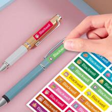 Customized Waterproof Name Sticker Labels - Perfect For Securing And Identifying Personal Belongings, Travel Accessories, And Office Supplies With , Adhesive Tags - Color - View 6