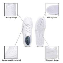 Puma Caven 2.0 低帮轻便休闲女鞋，日常休闲/户外跑步，39码及以下，尺码偏小，392290-02 - 彪馬白-銀色 - 查看 7