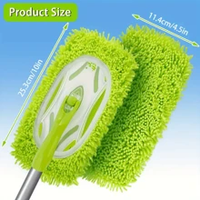 1/4pcs Microfiber Mop Pads For Sweeper, Reusable & Washable, Super Absorbent Knit Fabric, Multi-Surface Cleaning Cloths For Living Room, Bedroom, Bathroom, Kitchen - Dry & Wet Use Refill Pads