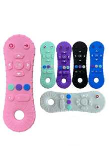 Juguete para morder con control remoto, juguete con control remoto que simula masticar, alivia el aburrimiento, estimula la dentición de cachorros, disponible en varios colores, color enviado al azar - Multicolor - Ver 3