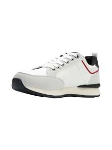 Mixed Retro Sneaker - White - View 3