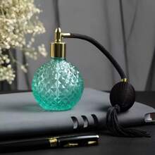 Vintage Perfume Spray Bottle 100ml Pink Vintage Refillable Perfume Bottle With Long Tassel