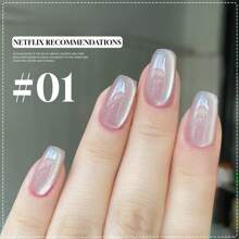 MIANEL 12ML 冬季玻璃珠猫眼凝胶指甲油 2026 新款闪光水晶冰糖小灯泡猫眼指甲油 白色指甲 蓝色指甲 红色指甲 冰透明指甲 粉色指甲 冬季指甲 美甲沙龙专用指甲用品 - 彩色 - 查看 19