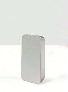 1/5pcs Portable Storage Box,Small Jewelry Case,Metal Rectangular Hinged Mini Iron Box With Lid, Jewelry Organizer Travel Organizer,Reusable Medicine Case,Mini Metal Tin Box, Containers Portable Box, Small Storage Kit Home Organizer ,Tinplate Push Candy Pill Box Box Jar Hinged Container Small Storage Box Suitable For Travel Storage,For Storage Candies Jewelry Crafts - Multicolor - View 4