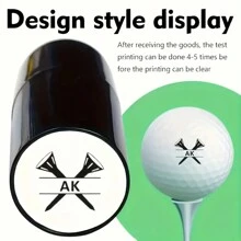 Customizable, Quick-Drying Waterproof Personalized Golf Ball Stamp, Making Your Golf Balls Look Unique. The Most Special Gift For Golfers. Reusable Golf Ball Marker Tool For Identifying Golf Balls. For Golf Balls, Golf Accessories, Gifts For Golf Enthusiasts - Multicolor - View 18