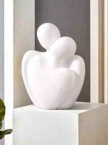 1PC Love Sculpture Ceramic Statue Decoration, Modern Home Decoration, Living Room, Bookshelf, Desk Decoration, Bedroom Bedside Table Decoration, Anniversary Gifts Birthday Graduation