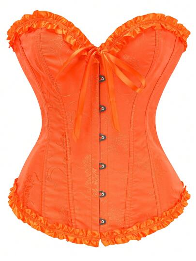 Women's Jacquard Crisscross Back Bustier Top, Butter Yellow Color, Suitable For New Year Party, Valentine's Day, Holiday Occasion