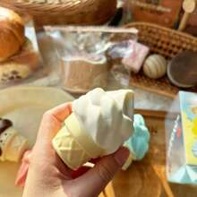Slow Rebound Toy Ice Cream Cone Popsicle Bread Squishy Stress Relief Fun Food Play Slow Rising Soft Simulation - Multicolor - View 4