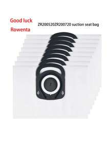 2/5/10pcs Vacuum Cleaner Dust Bags Compatible With Rowenta Evo Silence Series ZR200520, Non-Woven Fabric Bags,Tool Accessories