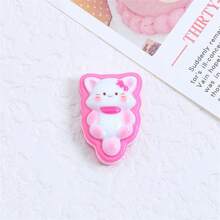 Set de 7 imanes de nevera con diseño de galletas rellenas de gatitos aleatorios, pegatinas decorativas para la cocina