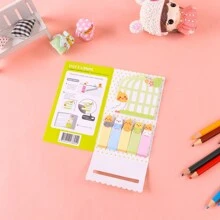 Cat Notes Combo Memo Stationery Message Notes Diary Plan Planning Notebook Pattern Sticky Marker Memo Pad Flag Self-Stick Note Bookmark Page Notes Kawaii Planner Paper Memo Sticker Index Tab Reminder Message Pad,School Supplies,Back To School