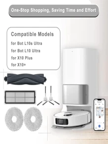 High-Quality OEM Robot Vacuum Cleaner Accessories Suitable For Dreame L10s Ultra / L10s Pro / L10s Ultra Mijia Omni 1S 2 C102CN, B101CN, B116, X10+, X20+ S20+ Plus B108GL/ S10+ Plus B105