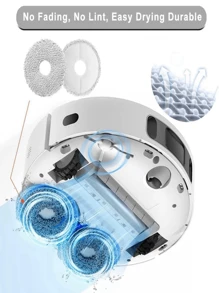 High-Quality OEM Robot Vacuum Cleaner Accessories Suitable For Dreame L10s Ultra / L10s Pro / L10s Ultra Mijia Omni 1S 2 C102CN, B101CN, B116, X10+, X20+ S20+ Plus B108GL/ S10+ Plus B105