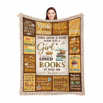Book Lovers Gifts For Christmas, Book Lovers Xmas Gift Ideas, Gifts For Book Club Readers, Book Lover Gifts For Women, Bookworm Librarian Gifts, Bookish Gifts For Women Throw Blanket