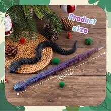 1pc 3D Printed Viper Snake Egg With Movable Joints, Can Take Out The Snake Egg, Plastic Material Artistic Craft, Suitable For Car, Home, Office And Party Decoration - Multicolor - View 5