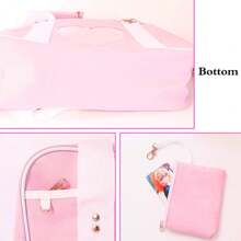 Bolsos de hombro Ita para mujer, bolso de PVC, bolso de hombro, bolsita, bolso de mano, bolso para Lolita Comic DIY Cosplay