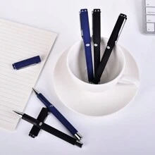 2支/3支/6支組 快乾原子筆 0.7mm筆尖 藍色與黑色墨水 適合筆記、書寫、簽名、辦公、日記、學校與辦公用品 開學季 - 彩色 - 查看 4