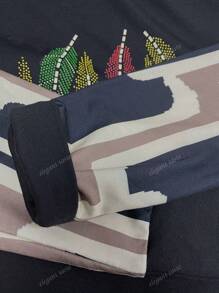 Hauts à manches longues pour femmes, T-shirts imprimés numériques, pulls