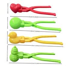 4pcs Outdoor Recreation Snow Toys Snow Ball Mold Birthday Gifts Graduation