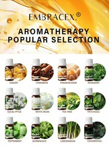 EMBRACEX. 10ml Weißer Moschus Ätherisches Öl Weißer Moschus Aromatherapie Ätherisches Öl Verwendung Pflanzenduft Ätherisches Öl zur Linderung von psychischem Stress