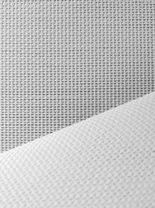 1pc PVC Place Mat, Modernist Food & Letter Graphic Waterproof Oil-proof Table Mat For Dining Table - Black and White - View 7