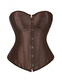 Women Waist Corset, Tight Vest For Weight Loss/ Body Shaping - 棕色 - 查看 1