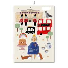 1PC London Bus Queen Car Peace Mouse Bat Wall Art Canvas Painting Nordic Posters And Prints Wall Pictures Baby Kids Room Decor No Frame