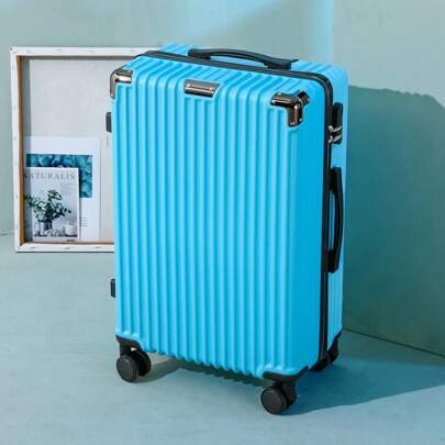 24-Inch Travel Suitcase Luggage Trolley Case, 20-Inch Carry-On Lightweight Hard Shell Rolling Luggage With Spinner Wheels, Combination Lock Bag For School School Accessories School Stuff