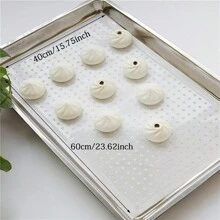 1pc 14cm-60cm Reusable Silicone Non-Stick Steam Cloth Set Steaming Pad For Cooking