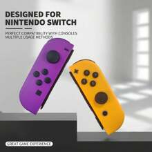 Upgraded Switch Controllers Replacement For Switch/OLED/Lite, Switch Controller For Switch Controller,Switch Controllers Support/Screenshot/Wake-Up/Motion Control/Dual Vibration - Rope Purple Orange - 查看 5