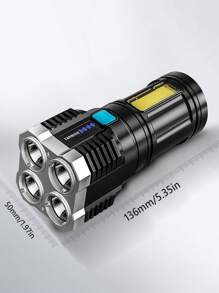 1 szt. 5*LED 4*LED przenośna latarka LED COB światło boczne super jasna latarka wodoodporna akumulatorowa zewnętrzna kempingowa o dużej mocy reflektor