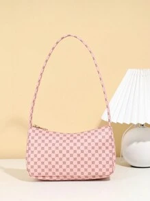 1 pieza Bolso Baguette bandolera de color brillante para niñas, bolso de axila, adecuado para uso diario, mejor opción de regalo