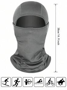 Ski Mask Balaclava Full Face Mask For Men Women,  Windproof Balaclava Sun Protection Breathable Face Cover  Shiesty Mask, UV Protector Ski Scarf For Men/Women/Labour Gray