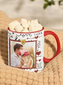 1 szt. 11 uncji spersonalizowany kubek walentynkowy ze zdjęciem, kocham cię, romantyczny kubek dla pary, spersonalizowany kubek do napojów, spersonalizowany kubek do kawy dla pary, kreatywny prezent rodzinny, specjalny prezent miłosny dla pary na walentynki