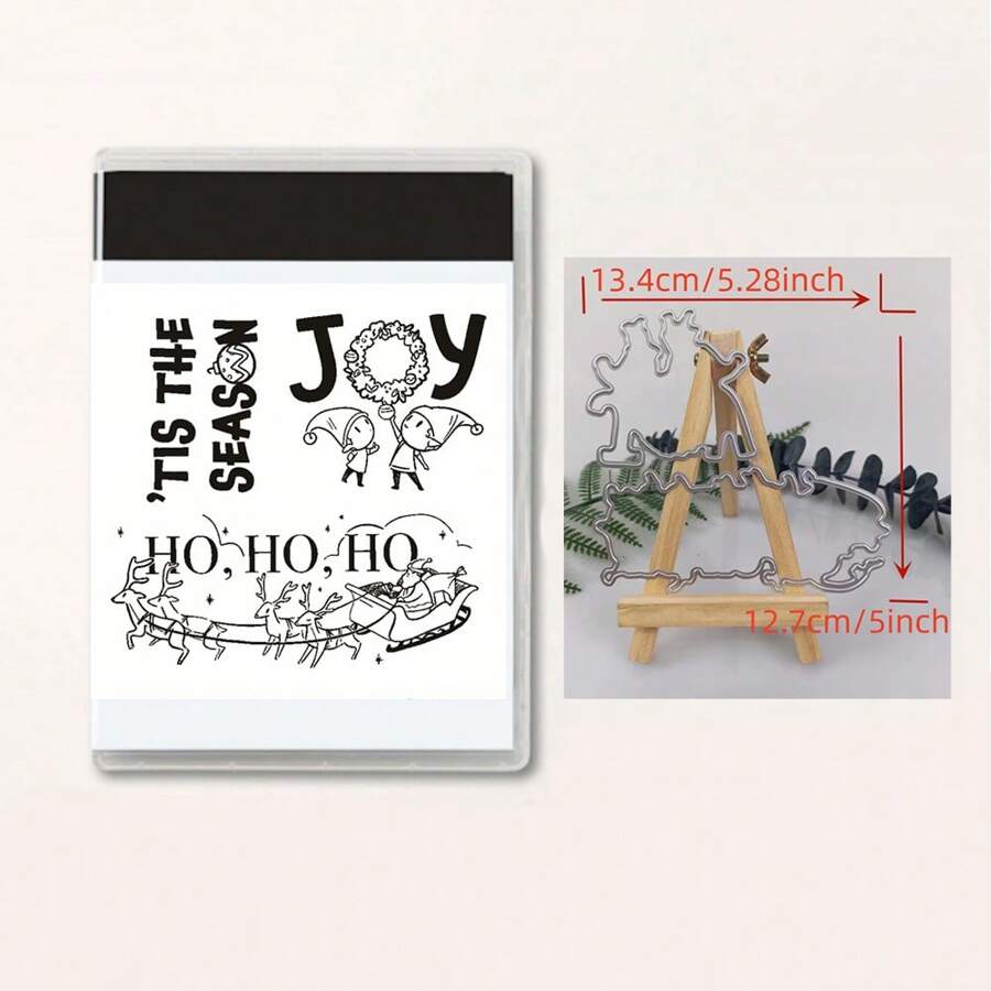 ORIGACH Libel Stempelset – Clear Stamps & Metalen Snijmallen – 9 Patronen – 16x11 Cm – Voor Kaarten, Scrapbooking & Embossing – DIY Handwerk – Herbruikbaar Siliconen