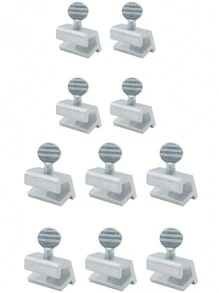 2/4/6件儿童圆形把手窗锁，免螺丝门窗锁，滑动锁，防盗保护婴儿洗澡家庭装饰礼物