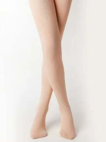 1 quần tất giữ nhiệt dày màu da cho nữ có lót giữ nhiệt, quần tất thời trang mùa thu đông - Màu be - Xem 7