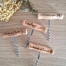 Personalized Custom Engraved Wooden Bottle Opener, Multifunctional Reusable Decor Bar Tool, Stylish High-Quality Colorful Keepsake, Unique Gift For Father's Day, Birthday, Party & Brunch, Perfect Home Decoration Souvenir - Multicolor - View 2