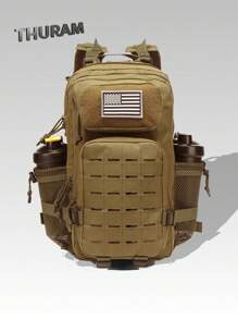 Balo đựng máy tính xách tay THURAM 13 inch 20L Túi đựng đồ tập thể dục có 2 ngăn đựng bình nước, chống thấm nước, đi bộ đường dài, câu cá, săn bắn, ba lô, ba lô ngoài trời, túi đi học, cắm trại, ba lô du lịch, kỳ nghỉ, mùa hè, mang theo, quà tặng Giáng sinh, túi tập thể dục, trở lại trường, túi đựng máy tính xách tay, bãi biển, túi The Sporty Life, túi mùa hè, túi nghỉ xuân, ba lô, túi đi bộ đường dài, túi cuối tuần, ba lô, đồ dùng du lịch phải có, túi lớn - Màu Khaki - Xem 2