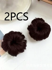 2 件套婴儿发髻发饰，幼儿发夹配件