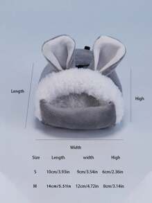 Cartoon Rabbit Design Pet Bed