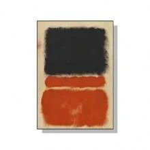 1pc Mark Rothko Abstract Canvas Painting Modern Art Poster And Prints Wall Decorative Pictures For Living Room Home Decoration No Frame - Multicolor - View 52