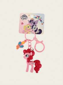 MY LITTLE PONY 1pc Cartoon Keychain, Creative Figurine Backpack Small Ornament & Gift, Various Anime Themed Designs, 1pc Decorative Keychain, Suitable For Birthday Celebrations, Christmas, Halloween, Thanksgiving Gifts, Decorations, Home Decor, Valentine's Day Gifts