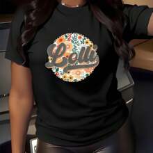 Mother's Day Printed T-Shirt For Men And Women Round Neck Cotton Short Sleeve Sports T-Shirt For All Seasons