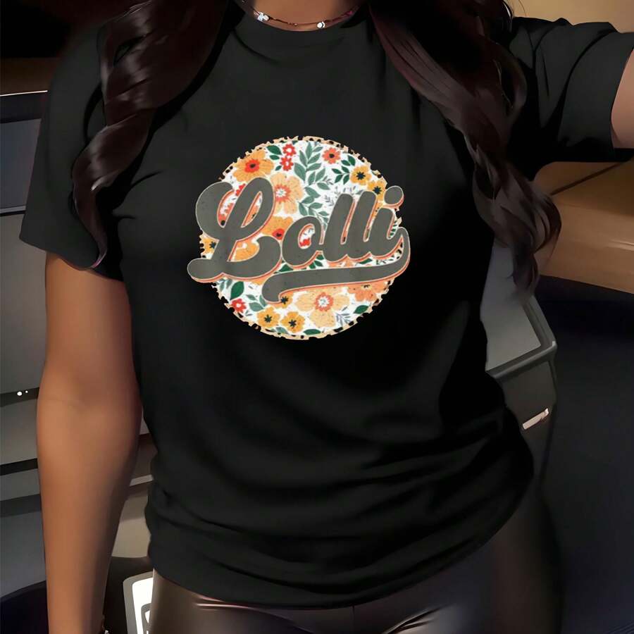 Mother's Day Printed T-Shirt For Men And Women Round Neck Cotton Short Sleeve Sports T-Shirt For All Seasons