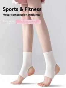 1 Pair Unisex High-Performance Knitted Ankle Support - Breathable Moisture-Wicking Yoga Socks - Suitable For All, Best Christmas Gift